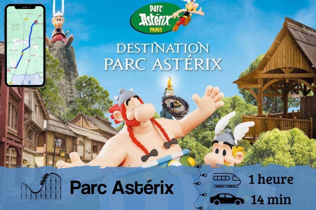 Апартаменти Smart House Airport Cdg, Asterix Louvres Екстер'єр фото