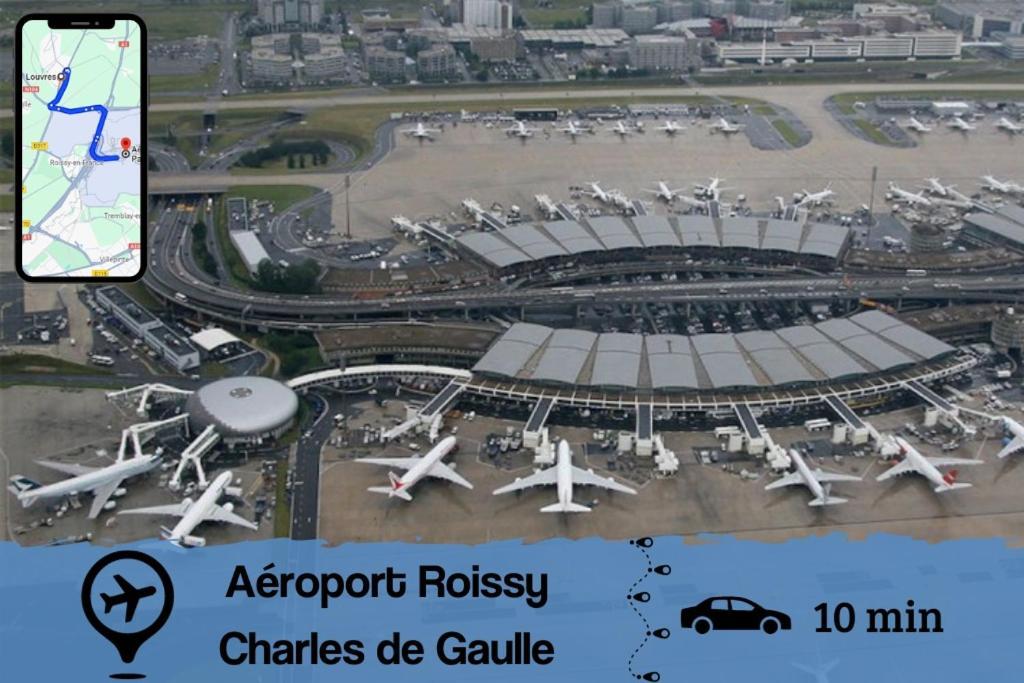 Апартаменти Smart House Airport Cdg, Asterix Louvres Екстер'єр фото